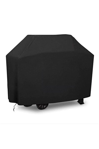 MACVI ® grill cover, 145×61×117 cm, waterproof 210D Oxford polyester, UV & windproof, black