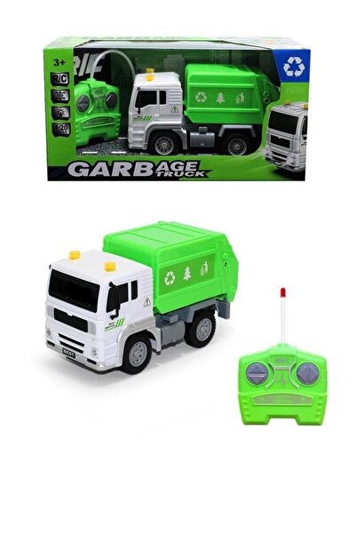 Tıfıl Toys Pilli Işıklı Sesli Kumandalı Oyuncak Full Fonksiyon Araba İş Makinesi Çöp Kamyonu