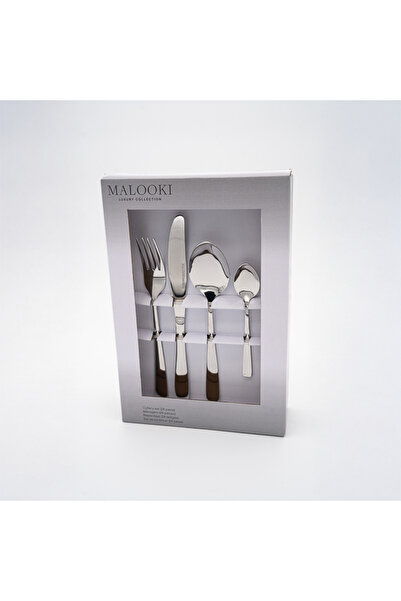 Moon House Set of 24 silver stainless steel cutlery