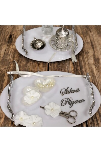 Denseden Set elegant de tavă de logodnă și ceai pentru mire – O atingere elegantă pentru ocazii speciale