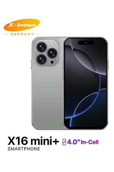 X inova X-Inova X16 Mini+ 4.0-inch Mini Smartphone, 4GB+64GB, 13MP Rear, Dual SIM - Black