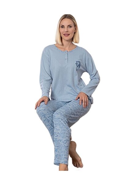 bipamuk Serena Notte Winter Women's Pajama Set Soft Interlock Fabric M/2Xl