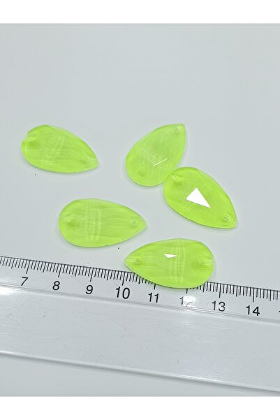 CRYSTALSHOP Κρυστάλλινη Πέτρα - Νέον 18*27 Μm Καταρροχή Κίτρινο (24 ΤΕΜΑΧΙΑ)