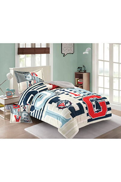 smart home طقم لحاف للأطفال من 4 قطع - ألياف دقيقة وبوليستر، مقاس 170×230 سم،...