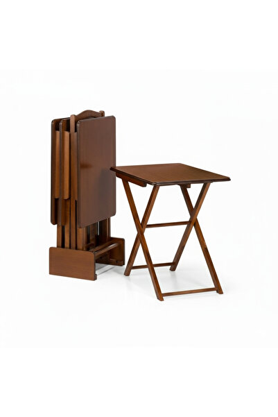 Evim Hizmet Ceviz Çanta Zigon Sehpa