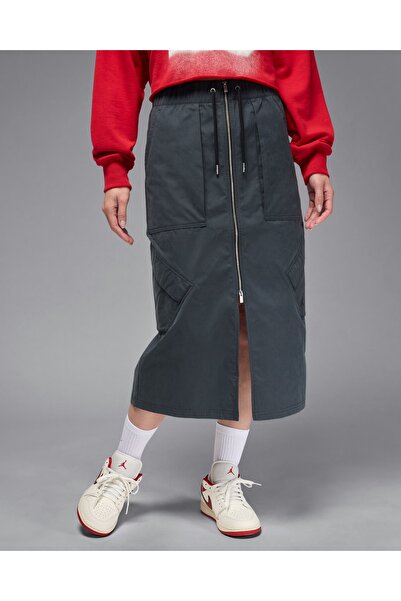 Nike Jordan Chicago Women's Skirt Midi Boy Füme Kadın Etek