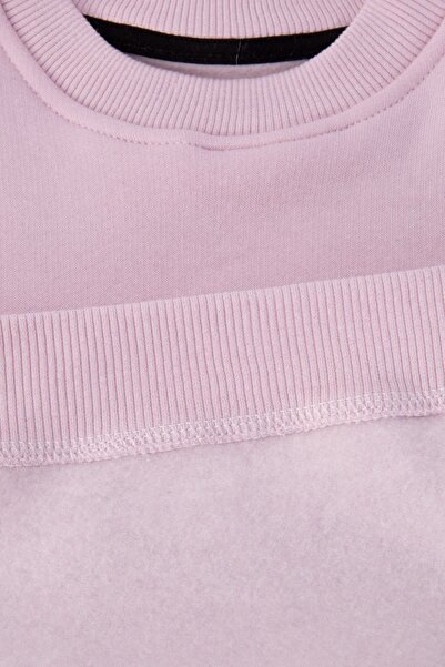 Lmn İNCİ FİYONK DETAYLI 3İP İÇİ POLARLI KIZ ÇOCUK TAKIM