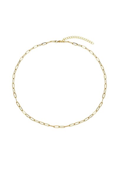 Bijuteria SORELLY Lanț mini cu agrafe de birou placat cu aur de 18k