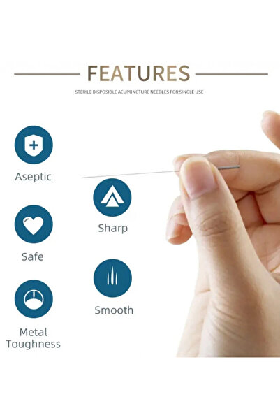 Dragon & cloud ACUPUNCTURE NEEDLES Dry Needles for Physical Therapy, 0.25x40mm Thickness