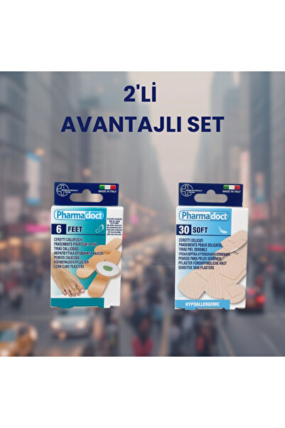 Pharmadoct Nasır Bandı Salisilik Asitli ve 30'Lu Yumuşak Yara Bandı | 2'Li Av...