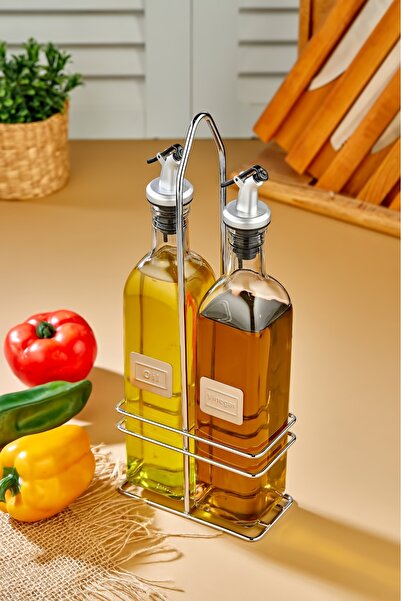 Cooker 2-Piece 500 ml Glass Oil Pot Sauce Bowl Seasoning Bowl Set