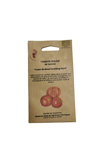 OEM Semințe tradiționale de roșii roșii „Beefheart Schilling Giant” – Certifi...