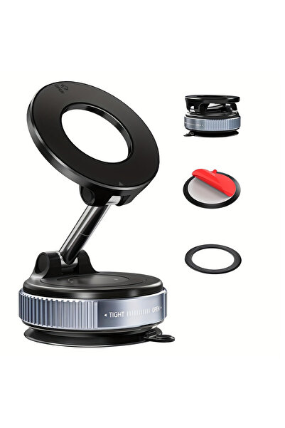 Wulf Essentials حامل هاتف مغناطيسي قابل للطي من سبيكة معدنية - يُثبّت على لوح...