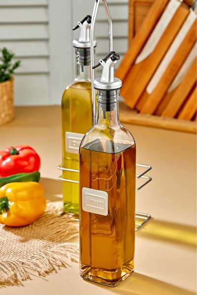 Cooker 2-Piece 500 ml Glass Oil Pot Sauce Bowl Seasoning Bowl Set