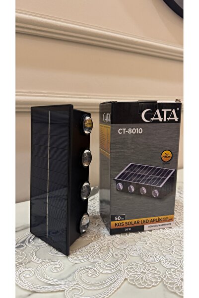 Cata CT 8010 KOS SOLAR LED APLİK 20 W GÜNIŞIĞI RENK