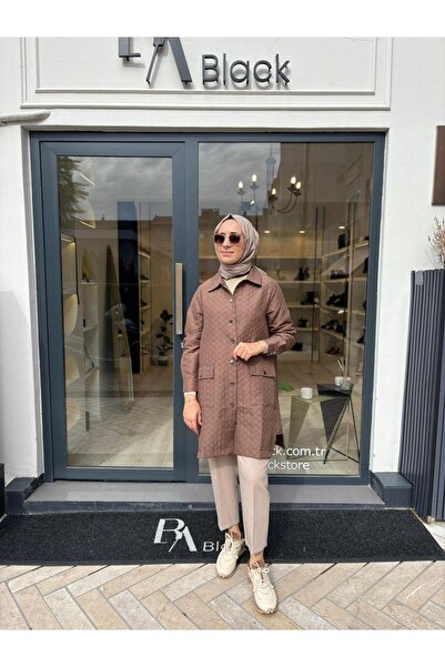 Invee Cămașă lungă matlasată pentru femei Mink