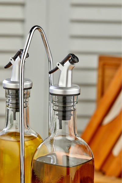 Cooker 2-Piece 500 ml Glass Oil Pot Sauce Bowl Seasoning Bowl Set