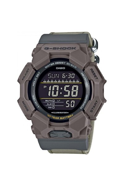 Casio G-SHOCK GD-010CE-5ER men's watch, brown, rubber strap, 52mm, 200m water resistant