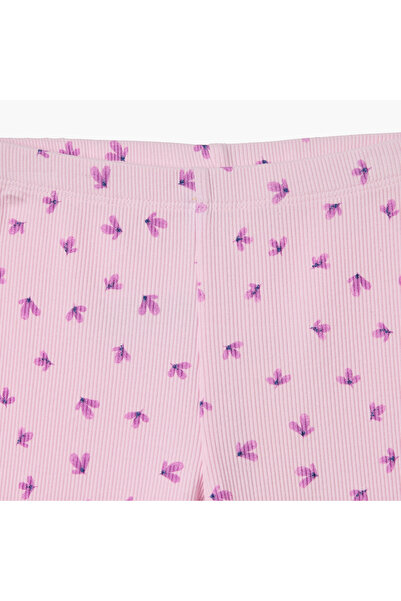 Juniors Flower Print Leggings