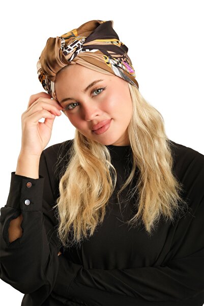 HÜRREM BONE حجاب عملي جاهز للارتداء من فرو المنك بنمط حريري 2410_10