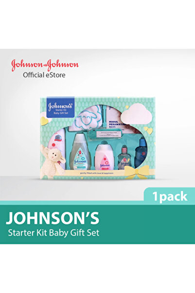 Johnson's مجموعة هدايا أدوات بدء الطفل