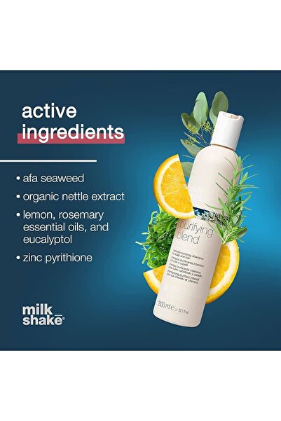 Milkshake Σαμπουάν καθαρισμού Milk Shake για λιπαρά μαλλιά, 1000ml