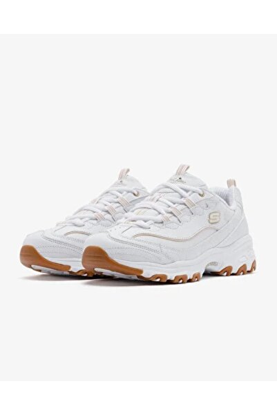 SKECHERS 149807 D'Lites Good Neutral Womens Sneaker WHT
