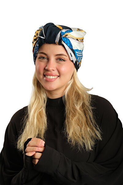 HÜRREM BONE حجاب كريمي عملي جاهز للارتداء من الحرير المنقوش 2410_40