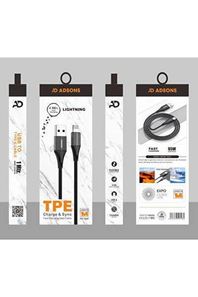 ADSONS Iphone Cable Charger & Data silicon Cable USB to C