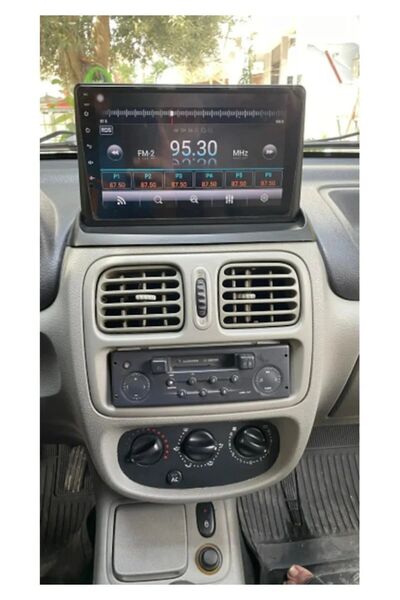 ALCARS AUDİO RENAULT CLİO 2 1998-2003 9 İNC 2 GB RAM 32 GB RAM KABLOSUZ CARPL...
