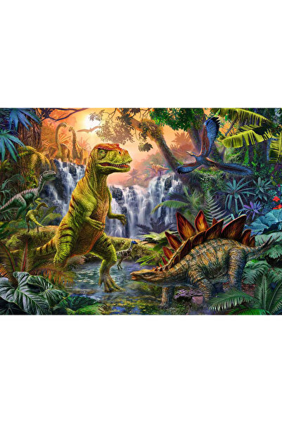 RAVENSBURGER Puzzle - Dinosaur Oasis, 100 pieces XXL