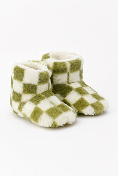 Minissa çocuk Ve Bebek Panduf, Kışlık Peluş Bot Yumuşak Sıcacık Kaymaz Taban Ev İçi Patik