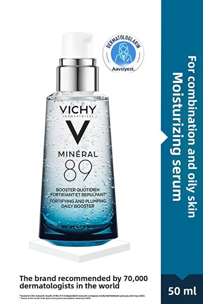 Vichy Mineral 89 Fortifying & Plumping Καθημερινός Ενυδατικός Ορός 50 ml