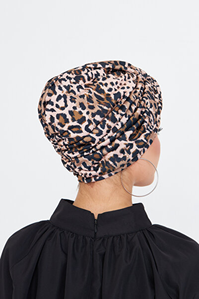 HÜRREM BONE Μαντίλι Τσόκερ Μονόχρωμο Μοτίβο Λεοπάρ 2511_06