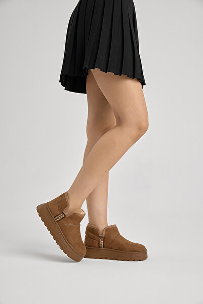 Tonny Black Дамски ботуши с дебела подметка и подплата от велур за ежедневно носене