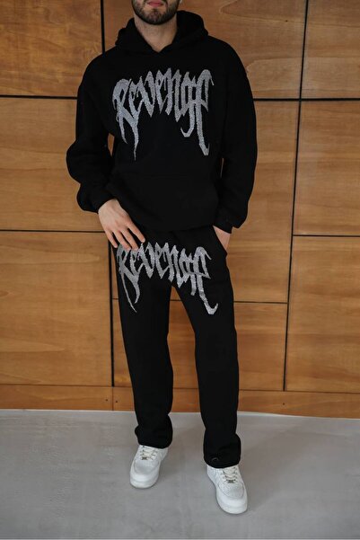 REX MODA Oversized Unisex Stone Bottom and Upper Set