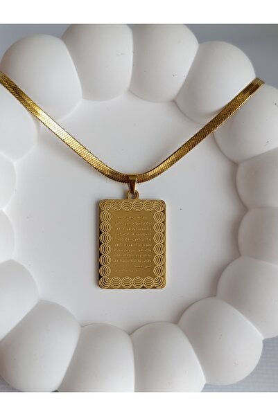 PileaD AYETEL KÜRSİ İTALYAN ZİNCİR KARARMAZ 14K ALTIN KAPLAMA GARANTİLİ 316L ...