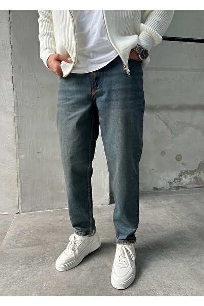 DİFRANSEL بنطلون رجالي مريح بتصميم بوي فريند