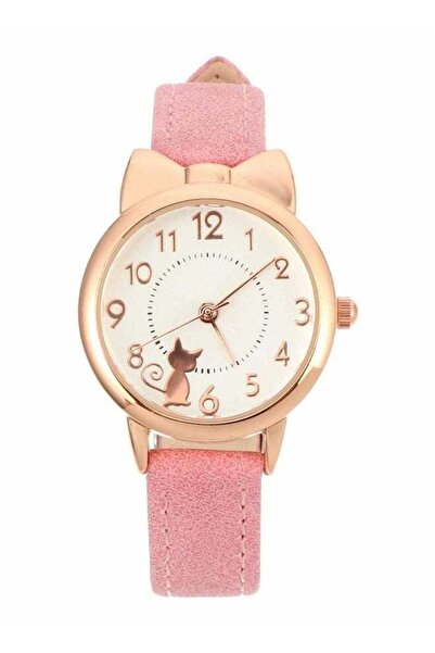 Generic Girls Quartz Cute Waterproof Cartoon Cat Watch - Japanese Movement