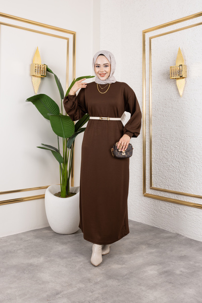 MODAMÜNASİP Wonderful Cotton Viscose Fabric Dress