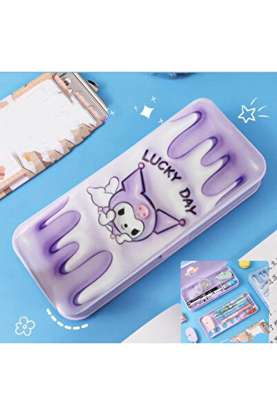 synshop Cutie pentru creion cu mai multe compartimente, drăguță, cu pisică fi...