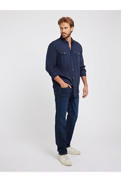 Guess Men's Blue Denim Pants