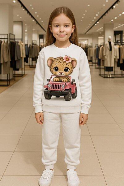 playwear Σετ φόρμας με σχέδιο ΓΑΤΣΙΤΑ ΚΟΤΑΤΑ ΣΤΟ ΑΥΤΟΚΙΝΗΤΟ 3-4-5-6-7-8-9-10-...