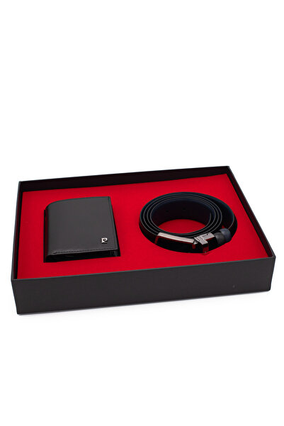 Pierre Cardin Double-Way Leather Belt & Wallet Set Pcci̇ft01Sl-1335A2C