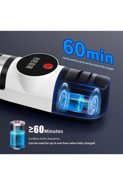 NALACAL مبراة سكاكين كهربائية 5 في 1، مبراة ألماسية قابلة لإعادة الشحن بثلاث ...