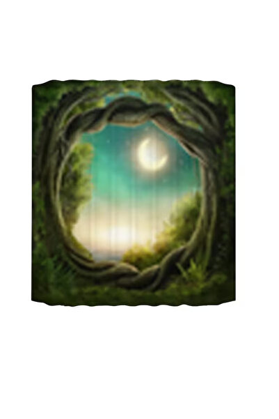 OEM Perdea de dus, 180 x 180 cm, poliester, multicolor