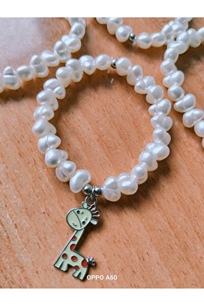 Nas Aksesuar Baby Girl Children Special Occasions Gift Giraffe Pearl Bracelet 1Pcs