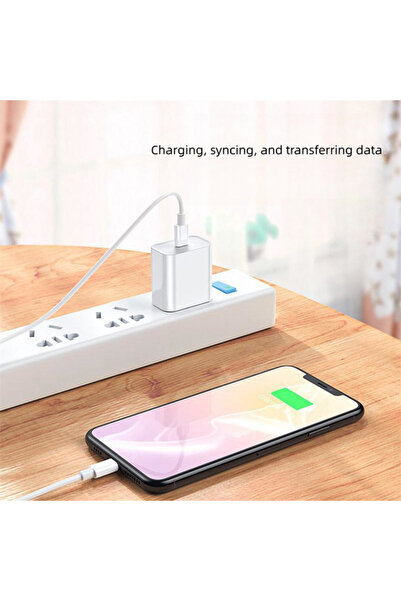 Voltres USB-C to Lightning Data and Charging Cable, iPhone Cable, Fast Charge 27W, 1m, White