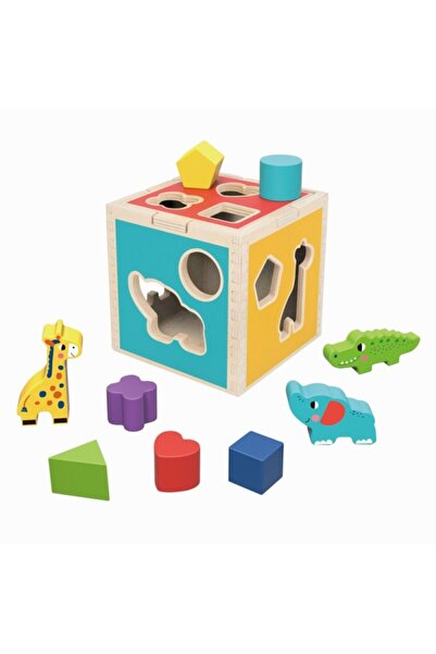 Tooky Toy Ξύλινο διαλογέα με πολύχρωμα ζωάκια, εκπαιδευτικό παιχνίδι για παιδ...