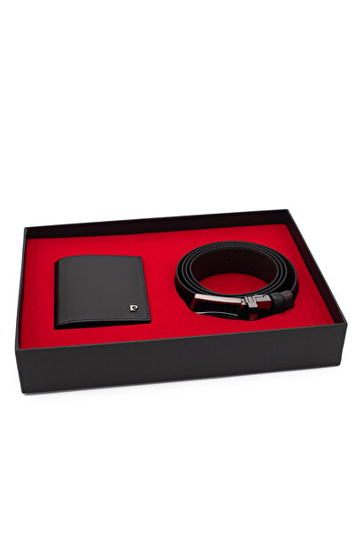 Pierre Cardin Double-Sided Leather Belt & Wallet Set Pcci̇ft04Sk-1135A2C
